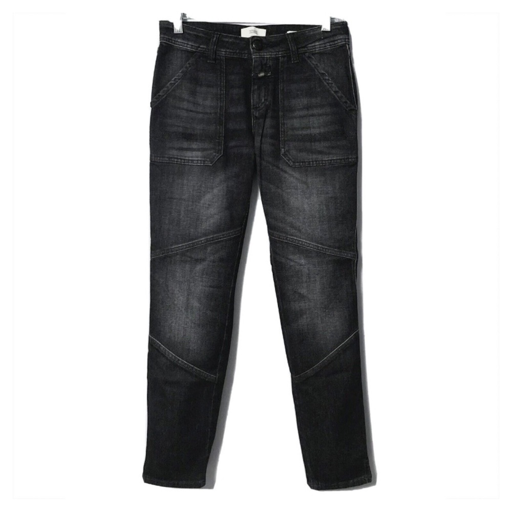 Anthropologie Closed Francesca Moto Jeans Size 27 Utility Urban Minimalist‎